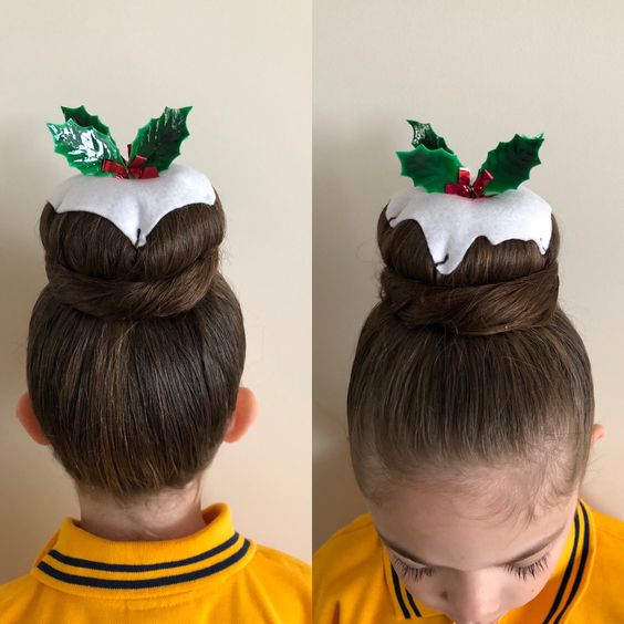 creative and original hairstyles for christmas 12