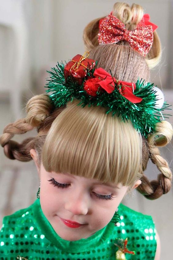 creative and original hairstyles for christmas 5