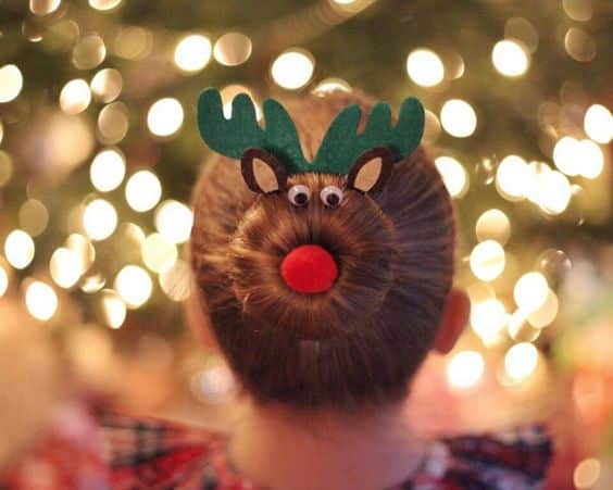 creative and original hairstyles for christmas 6