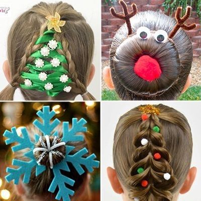 creative and original hairstyles for christmas 7