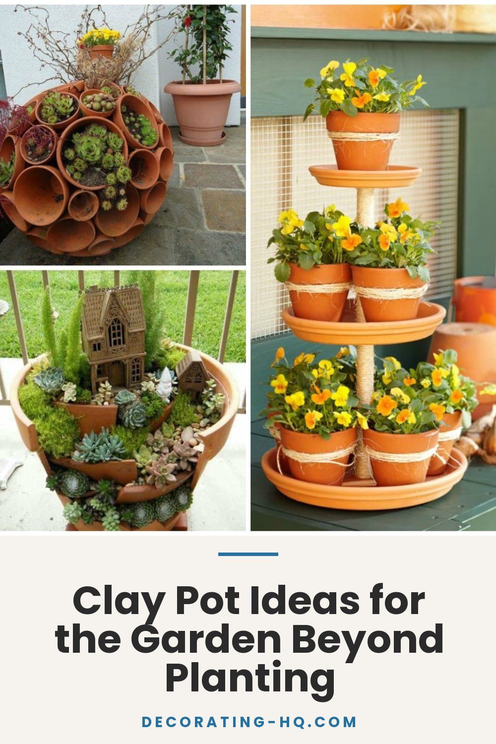 Clay Pot Ideas for the Garden Beyond Planting