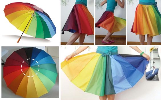 creative crafts to recycle old umbrellas 3