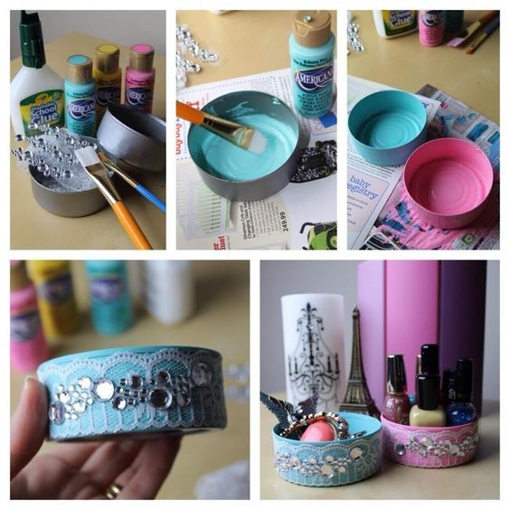 creative crafts with tuna cans 7