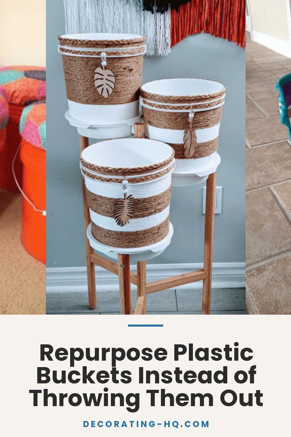 Repurpose Plastic Buckets Instead of Throwing Them Out