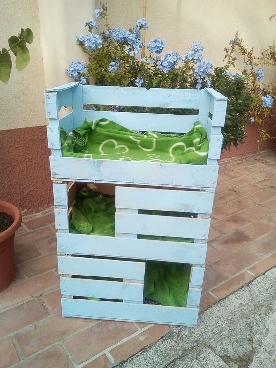 creative ideas for cat houses with pallets 4