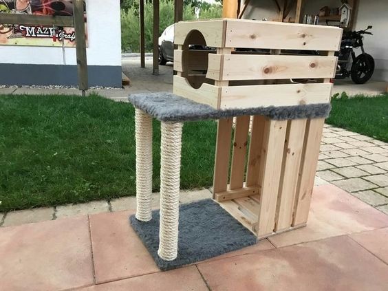 Creative Ideas for Cat Houses with Pallets: Crafting Feline Paradise