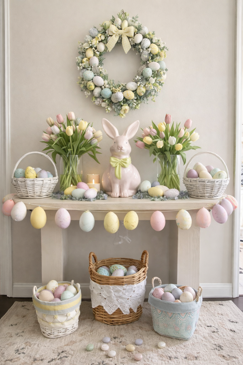 Creative Ideas for Decorating the Hallway for Easter: A Fresh, Light-Filled Welcome creative ideas for decorating the hallway for easter 1