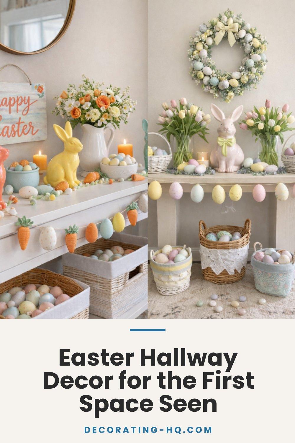 Easter Hallway Decor for the First Space Seen