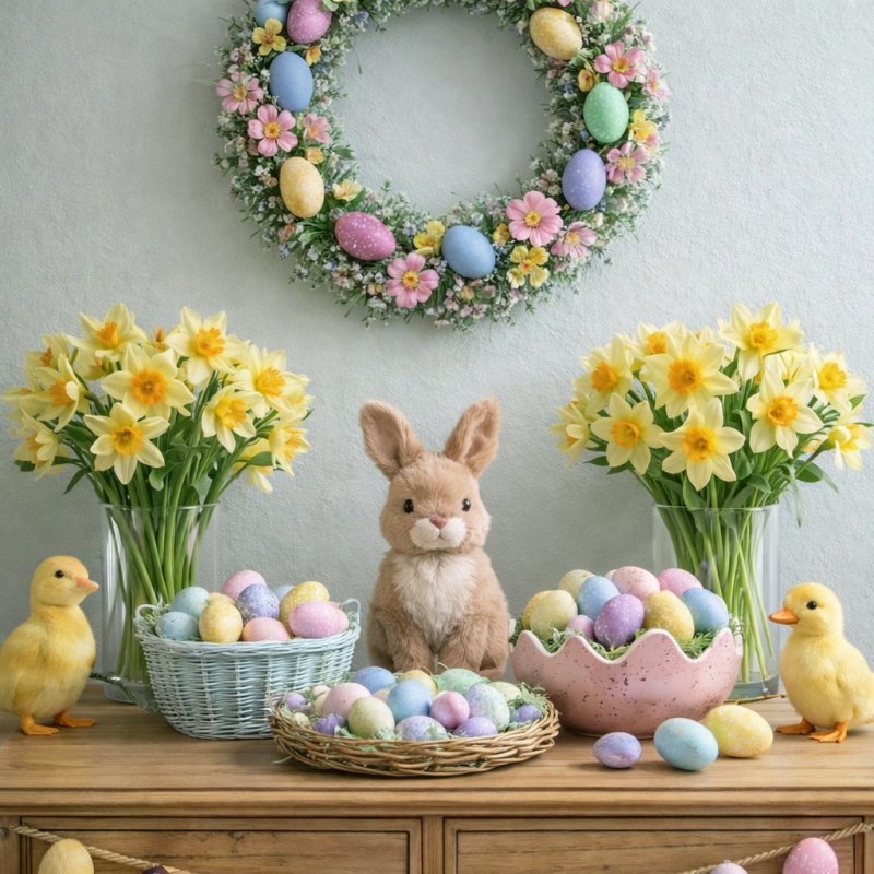 Creative Ideas for Decorating the Hallway for Easter: A Fresh, Light-Filled Welcome creative ideas for decorating the hallway for easter 3