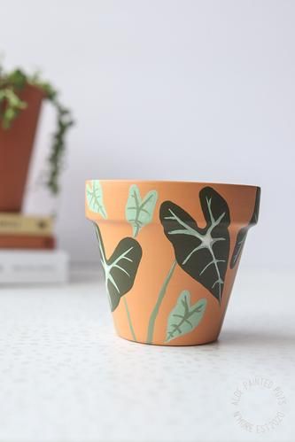 creative ideas for painting terracotta pot 2