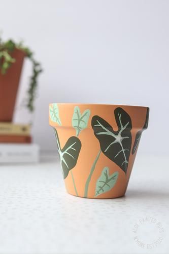 Transform your Terracotta Pot with just paint