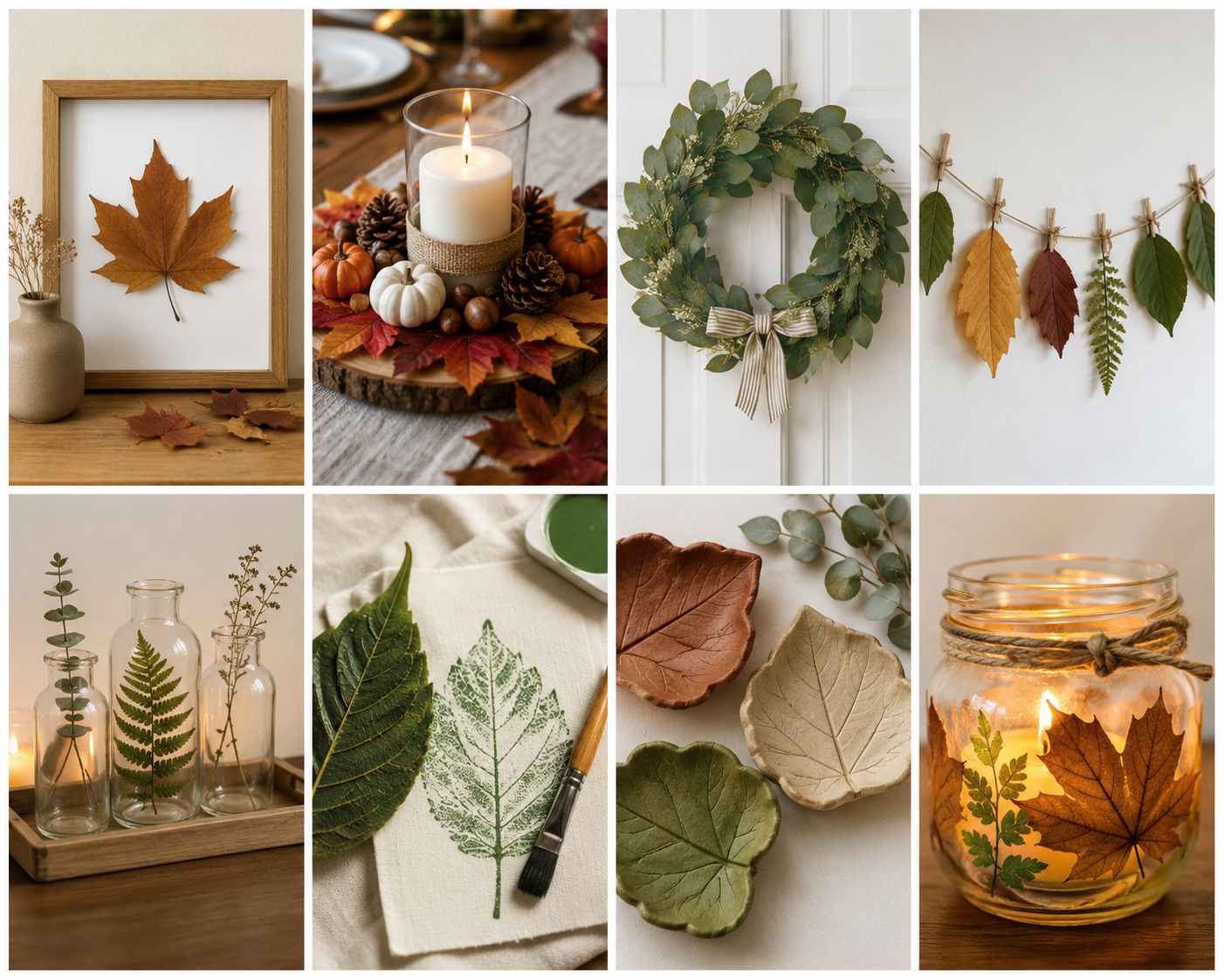 Creative ideas for using leaves in decoration at home Creative ideas for using leaves in decoration at home creative ideas for using leaves in decoration 2