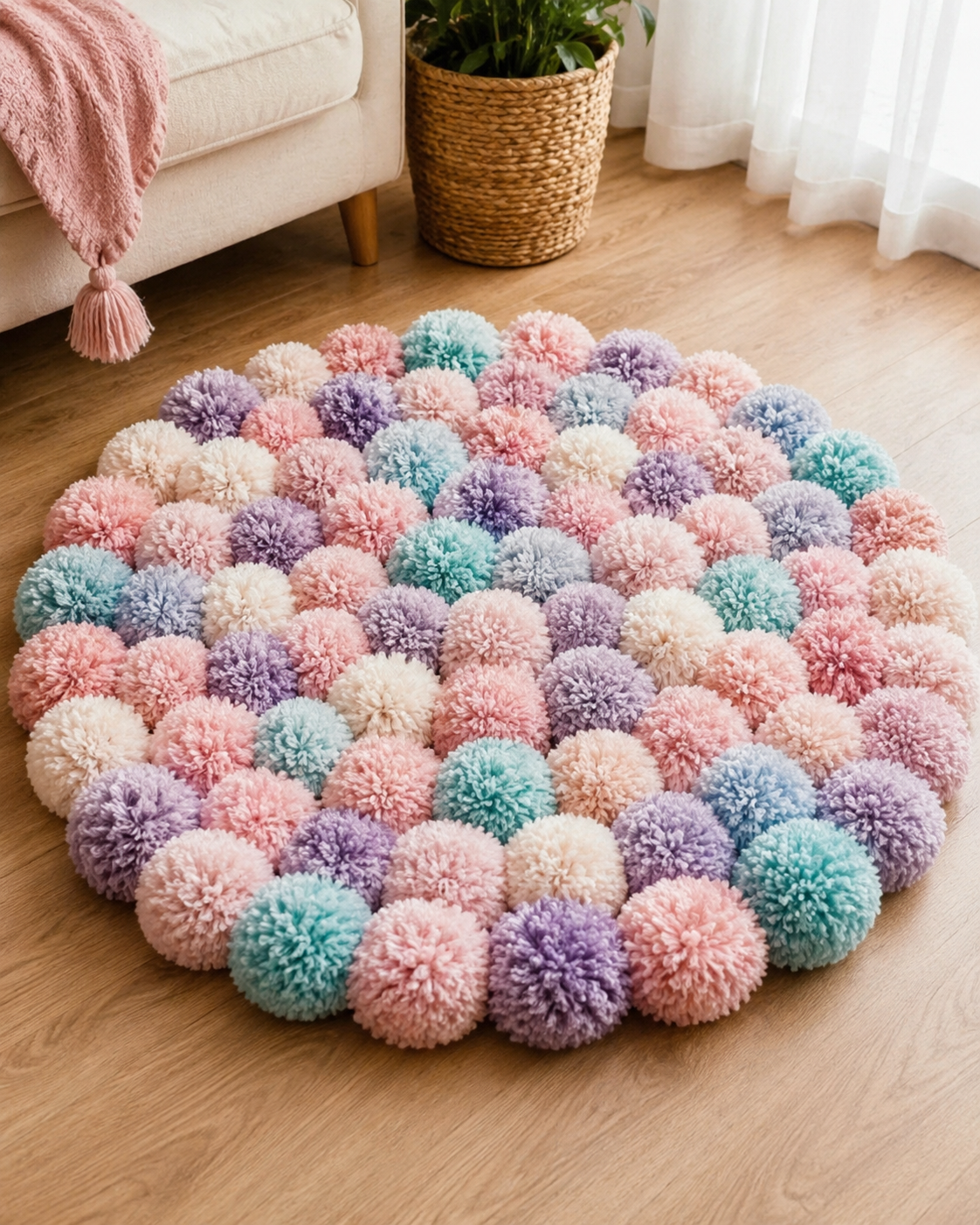 Creative Ideas Made with Pom-Poms: Colourful DIY Projects Creative Ideas Made with Pom-Poms: Colourful DIY Projects creative ideas made with pom poms 2