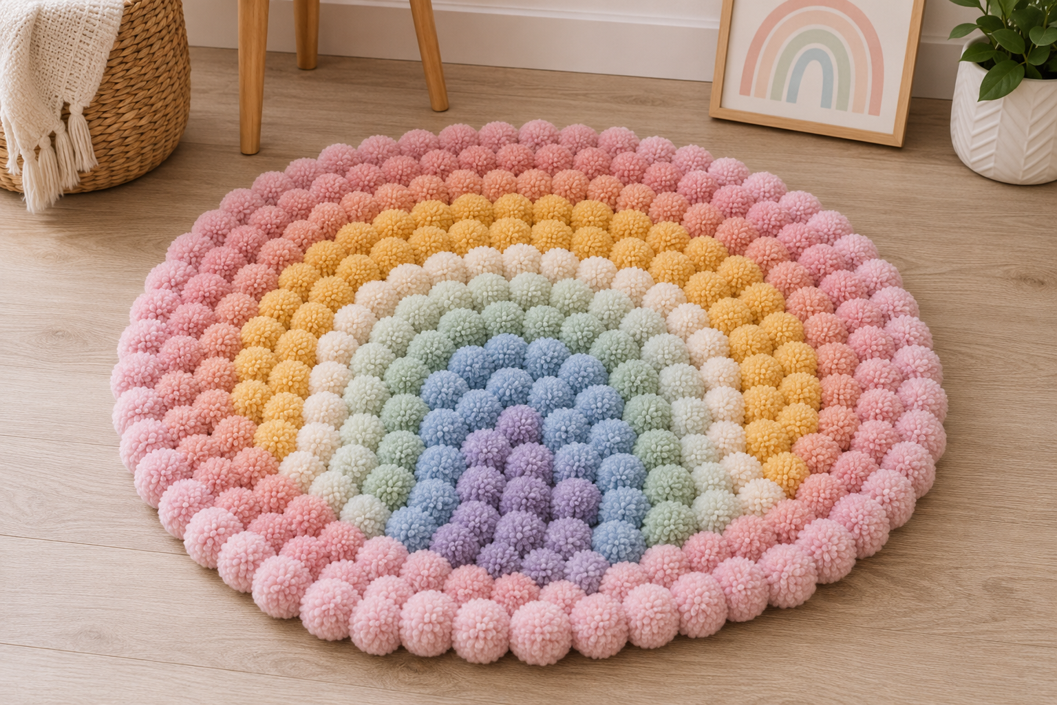 Creative Ideas Made with Pom-Poms: Colourful DIY Projects Creative Ideas Made with Pom-Poms: Colourful DIY Projects creative ideas made with pom poms 5