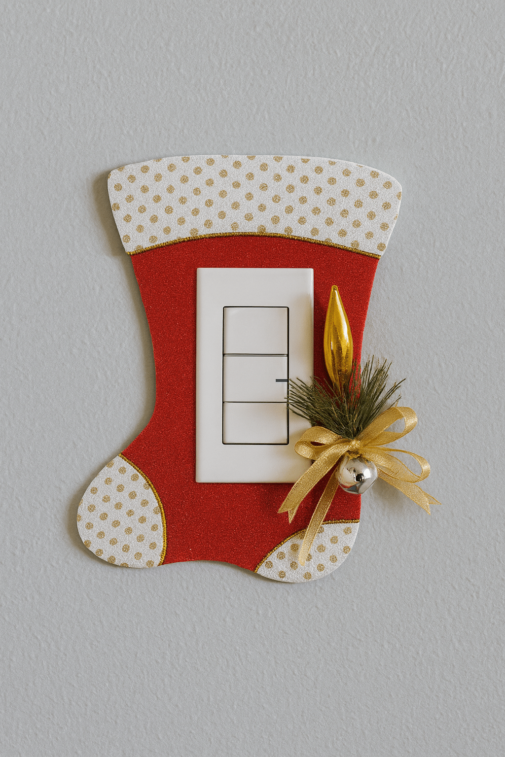 creative ideas to decorate your light switch for christmas 1