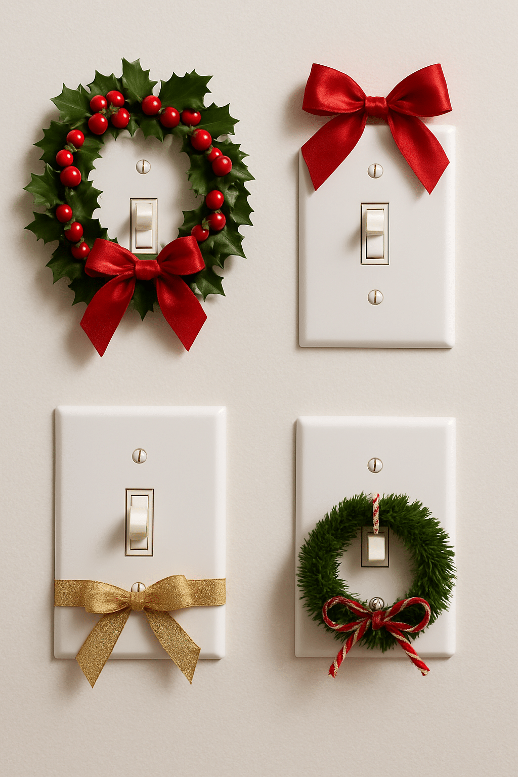 creative ideas to decorate your light switch for christmas 2