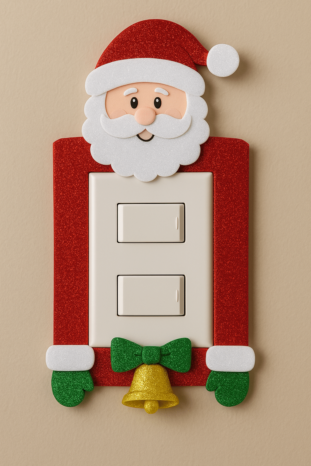 creative ideas to decorate your light switch for christmas 5