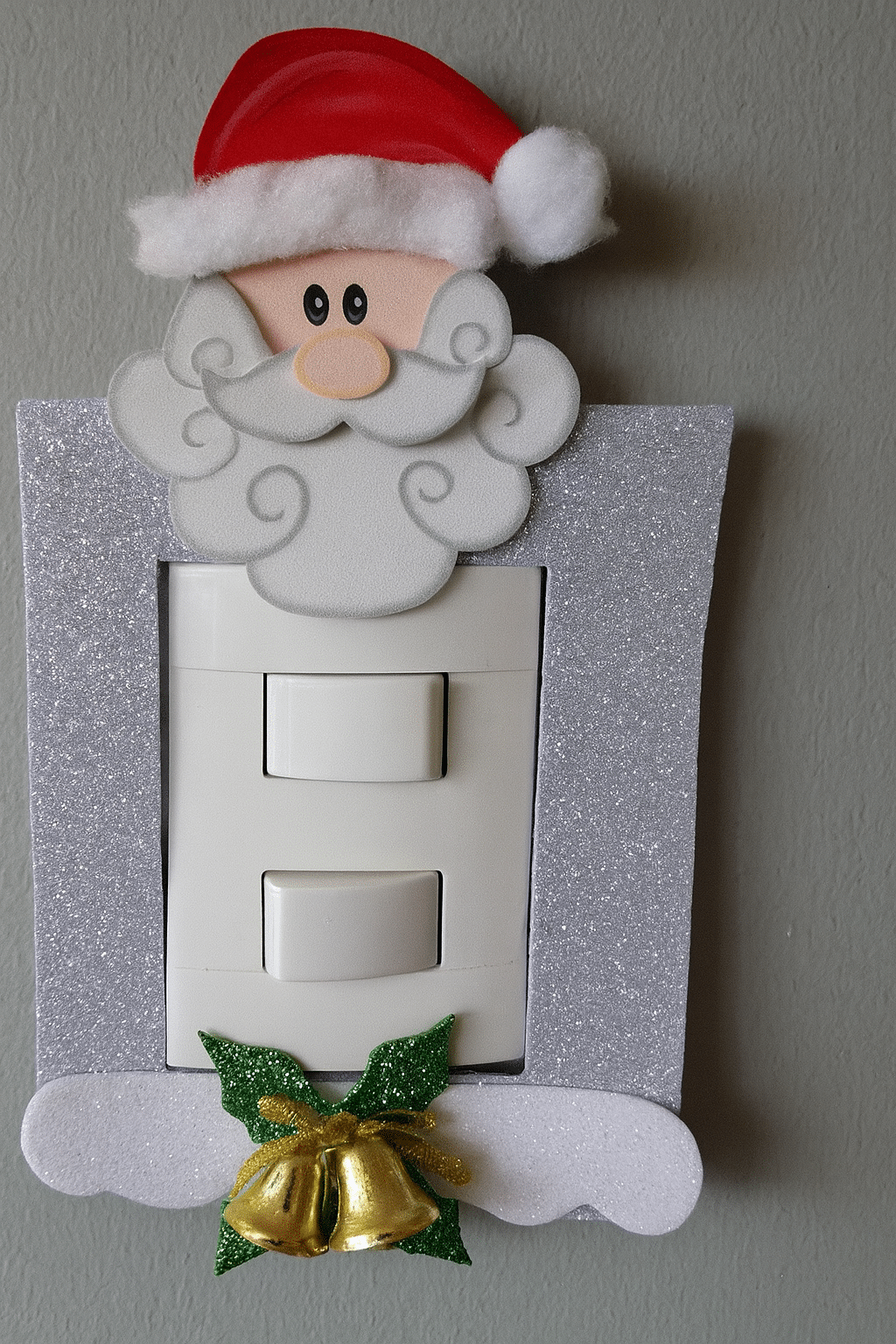 creative ideas to decorate your light switch for christmas 6
