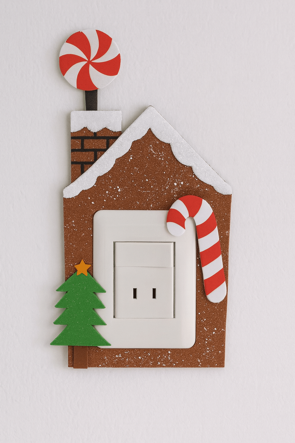 creative ideas to decorate your light switch for christmas