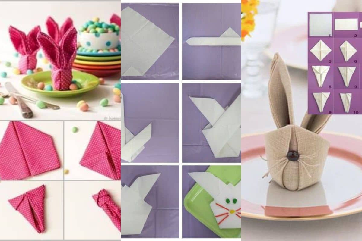 creative napkin folding ideas for easter 10