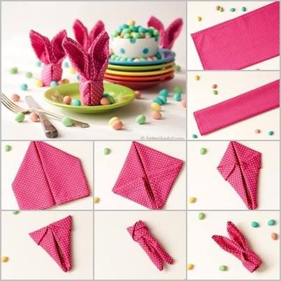 creative napkin folding ideas for easter 2