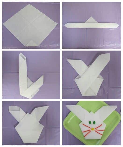 creative napkin folding ideas for easter