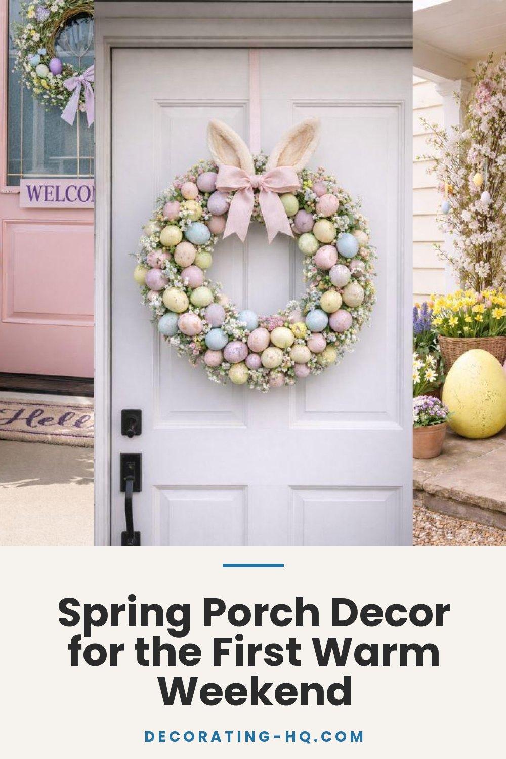 Spring Porch Decor for the First Warm Weekend