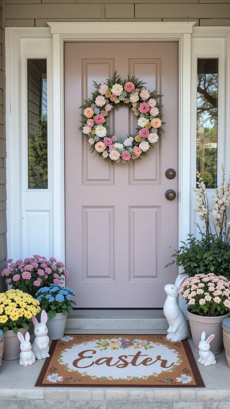 Cute Easter Porch Decor Ideas for Spring Cute Easter Porch Decor Ideas for Spring cute easter porch decor ideas 5