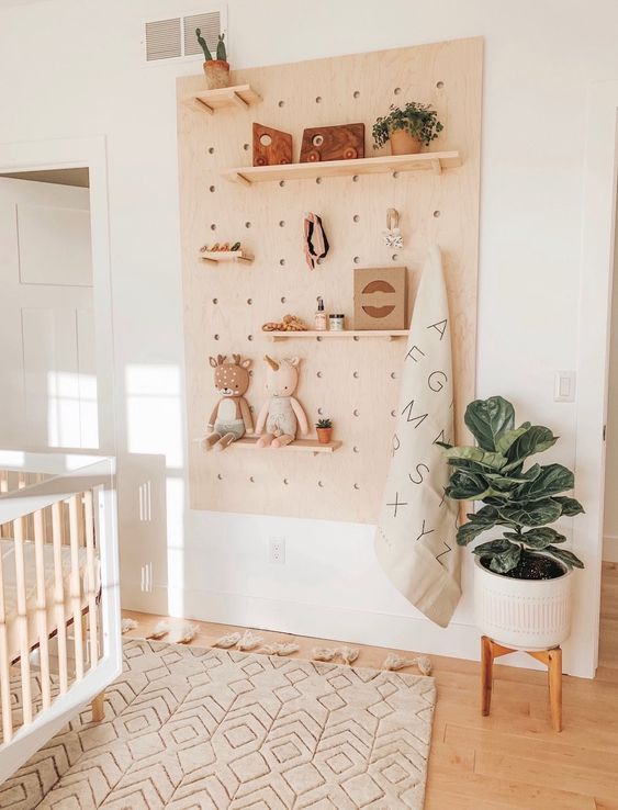 How to use pegboard in decoration