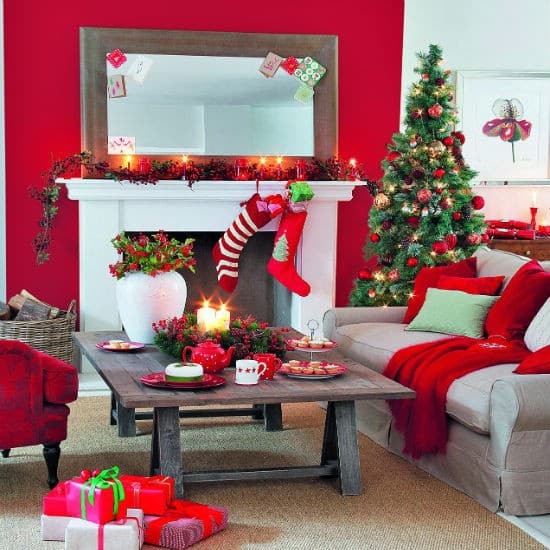 20+ Fantastic Ideas to Decorate Your Living Room For Christmas