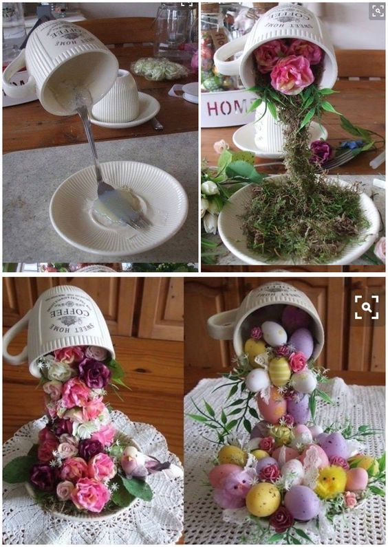 decorated easter cups 1