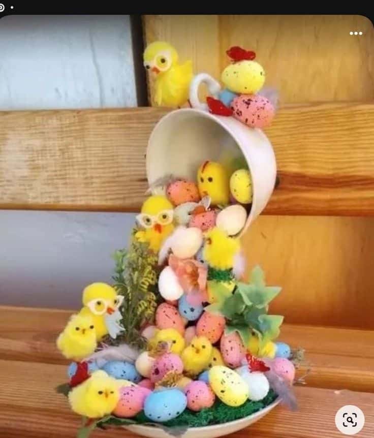 decorated easter cups 2