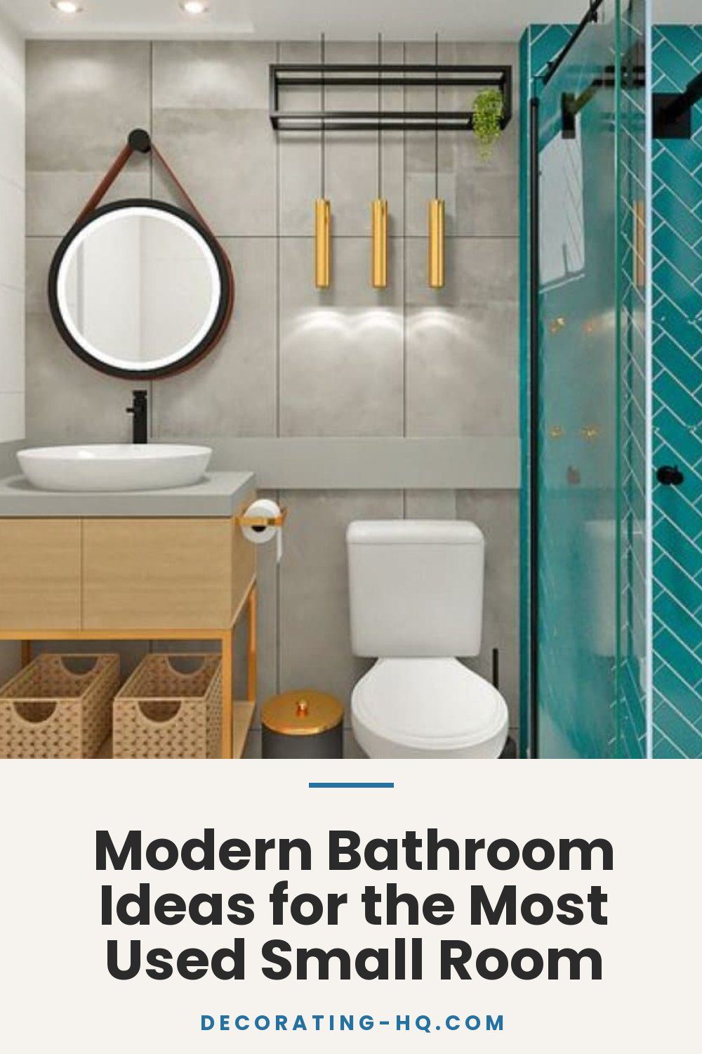 Modern Bathroom Ideas for the Most Used Small Room
