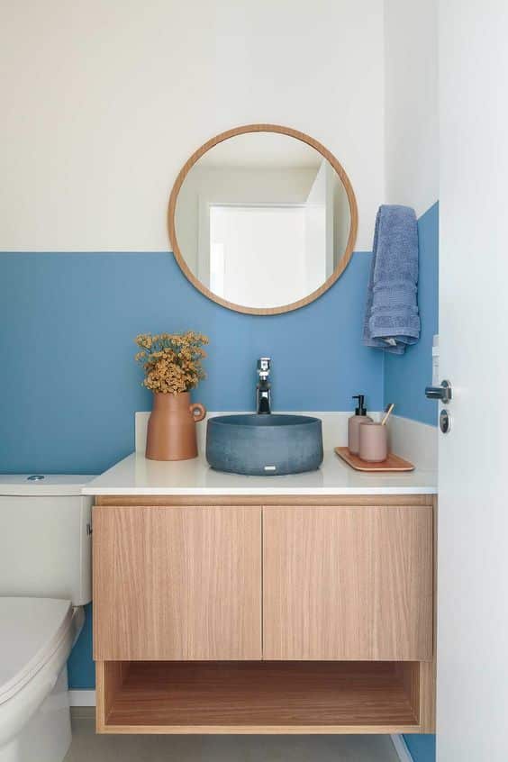 decorated modern bathroom ideas mirror 3