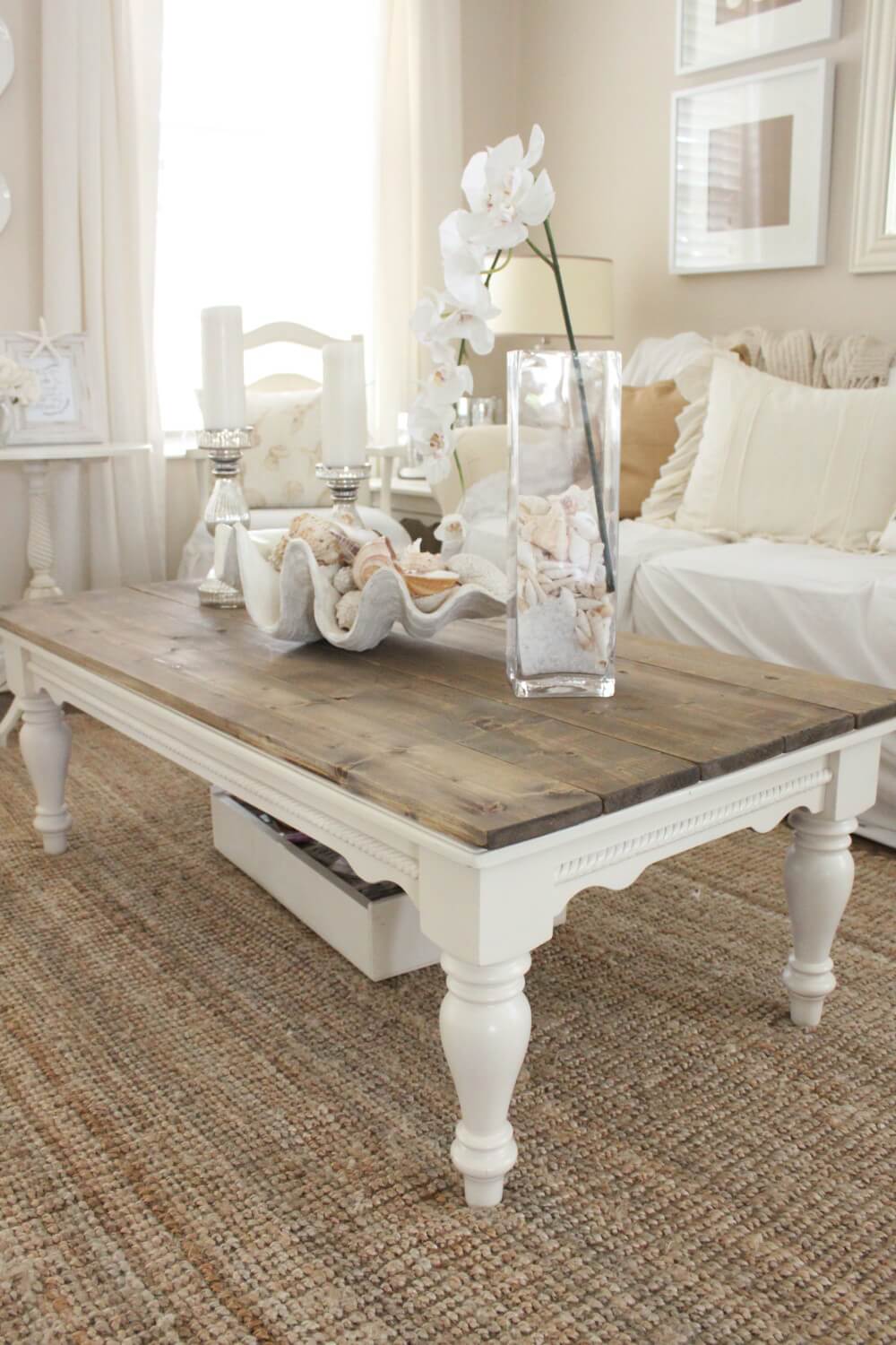 decorating a coffee table 14