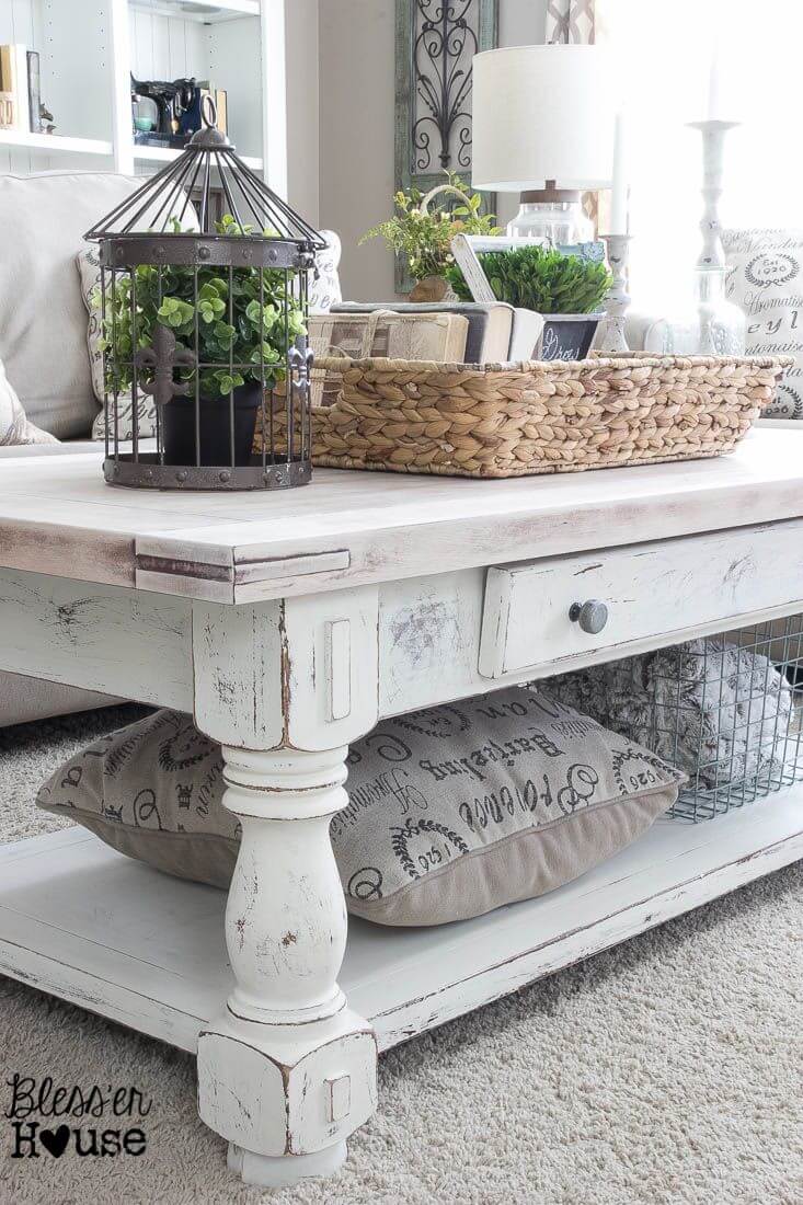 decorating a coffee table