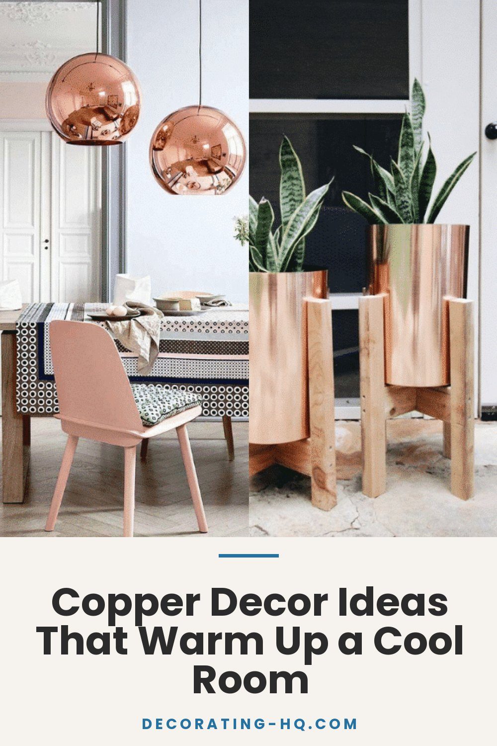 Copper Decor Ideas That Warm Up a Cool Room