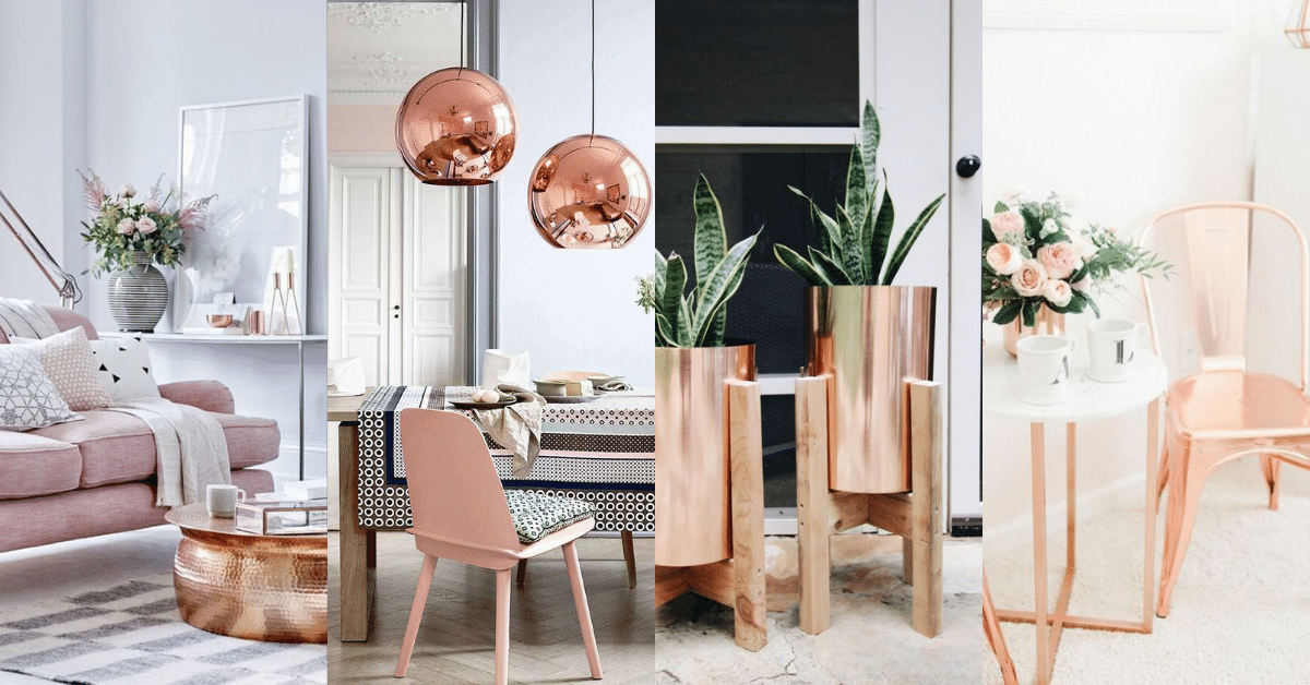 decorating the house with copper
