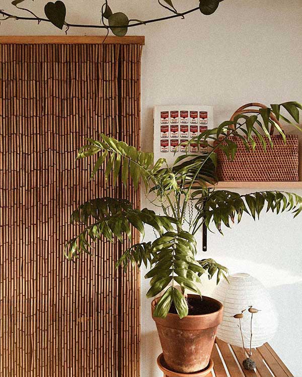 decorating with bamboo blinds 1