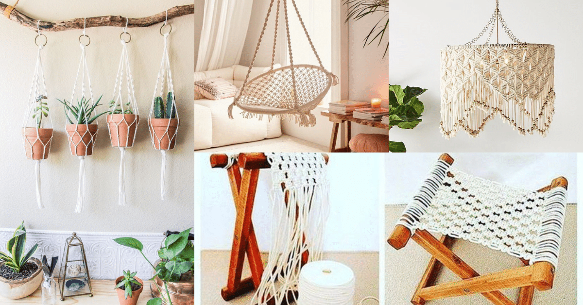 decoration with macrame