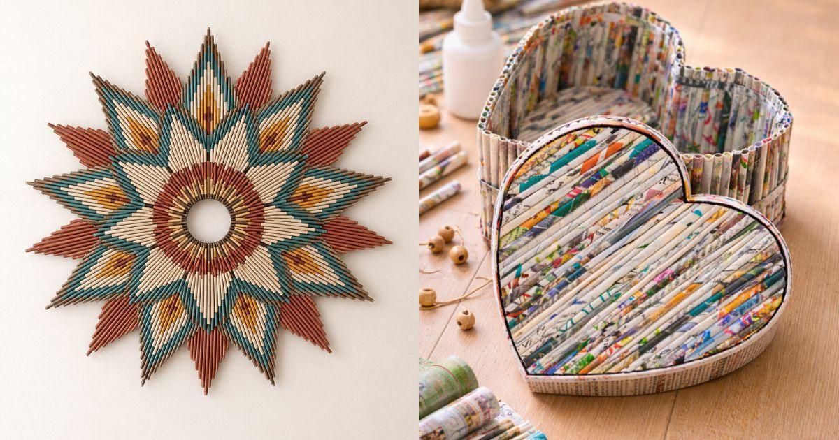 How to create decorative arrangements made with paper tubes How to create decorative arrangements made with paper tubes decorative arrangements made with paper tubes