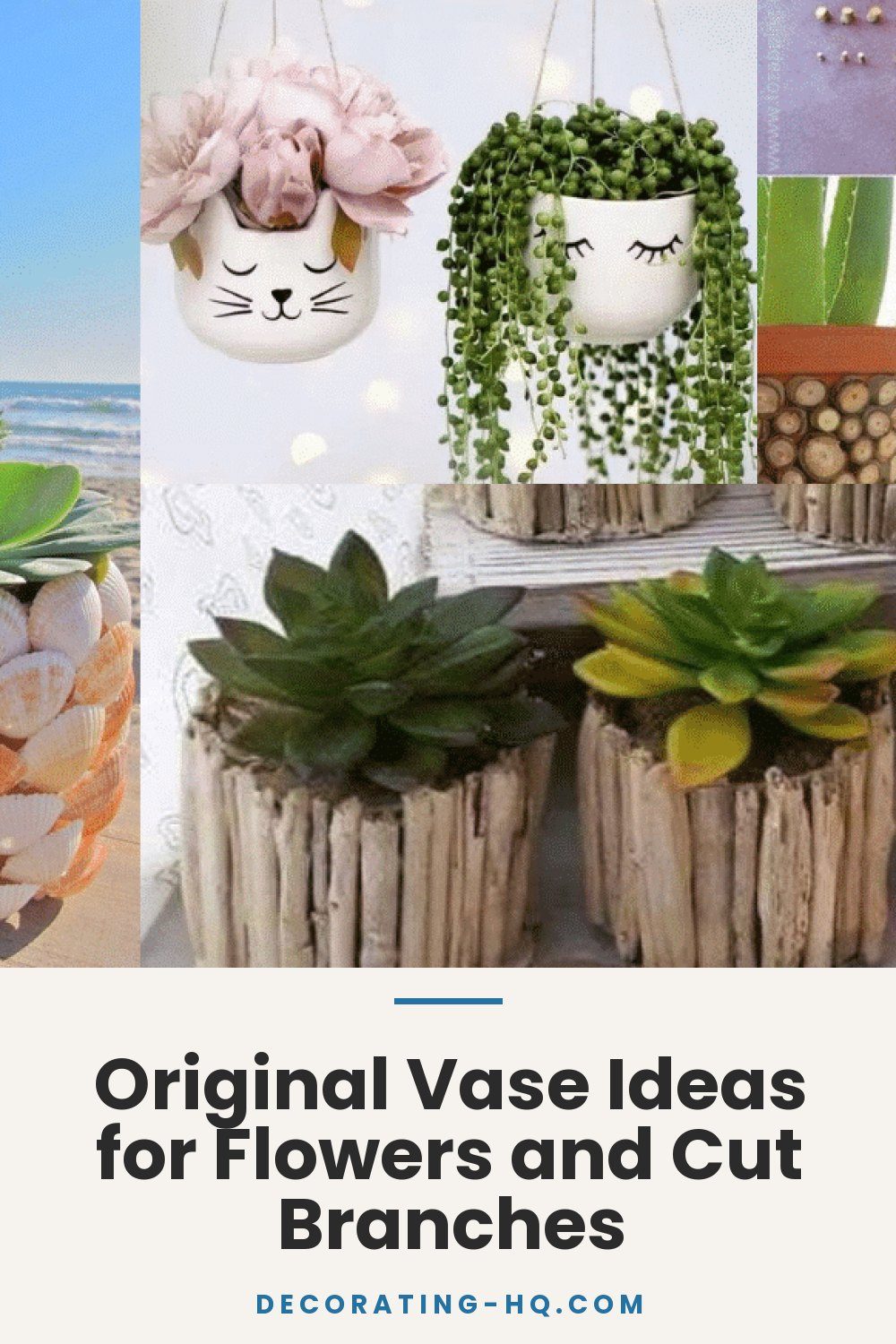 Original Vase Ideas for Flowers and Cut Branches