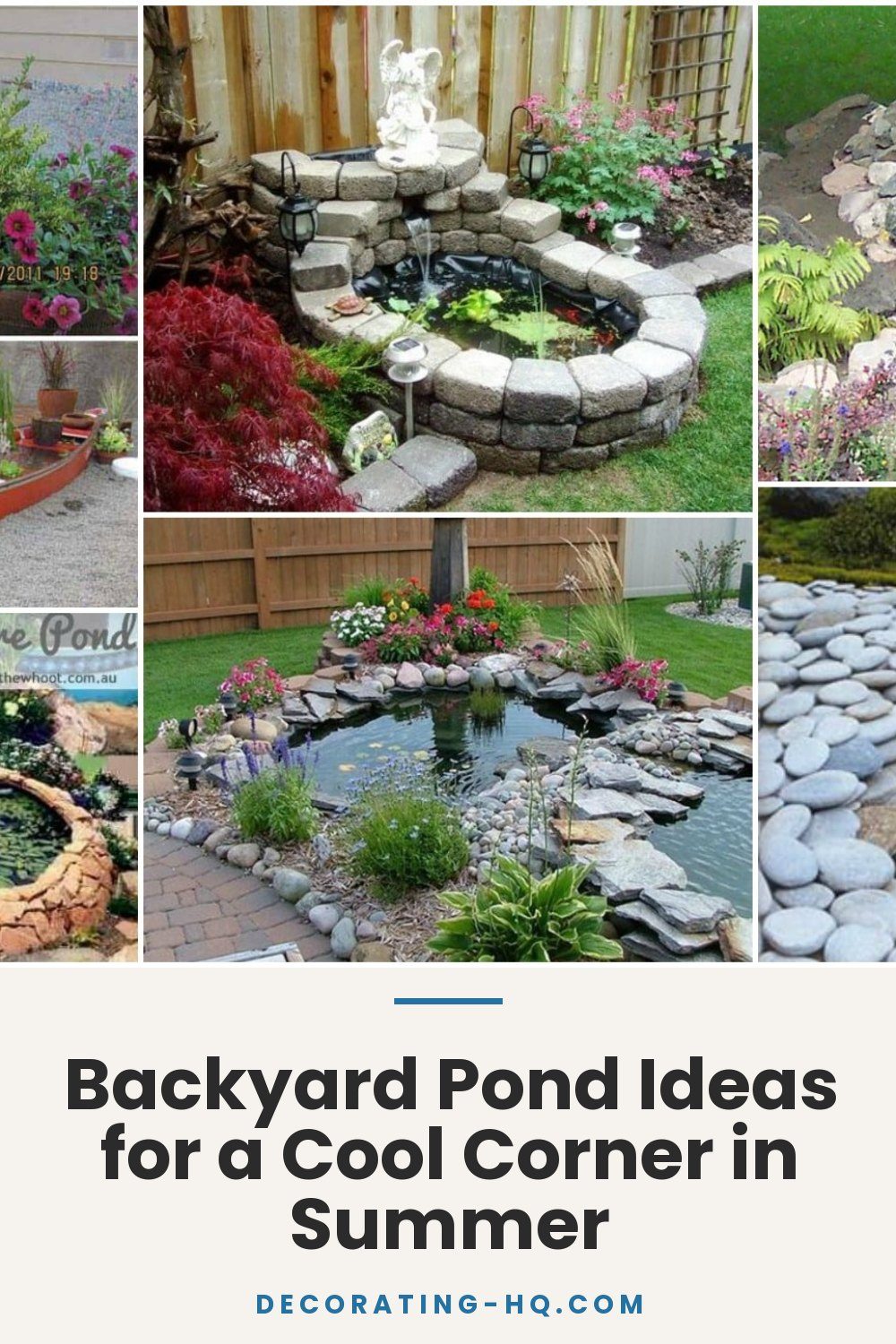 Backyard Pond Ideas for a Cool Corner in Summer