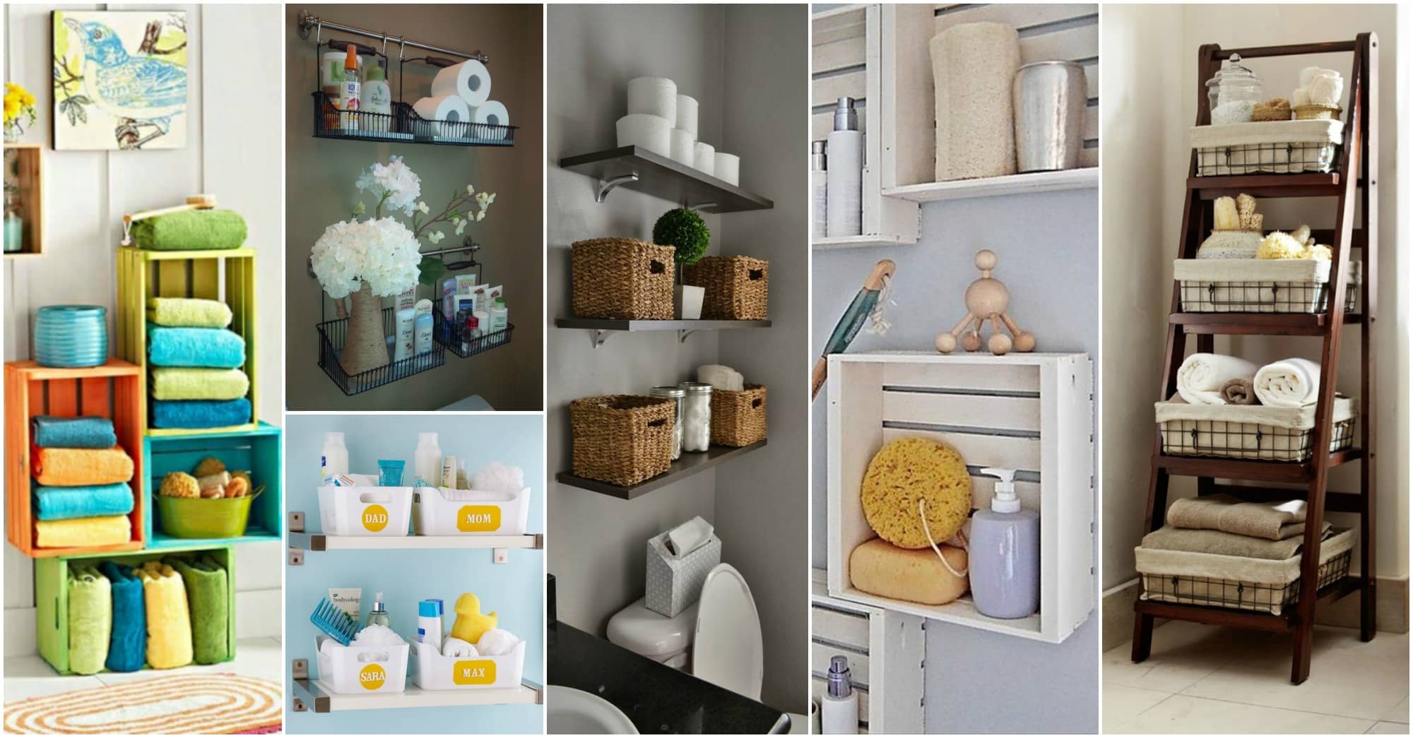 diy bathroom storage ideas