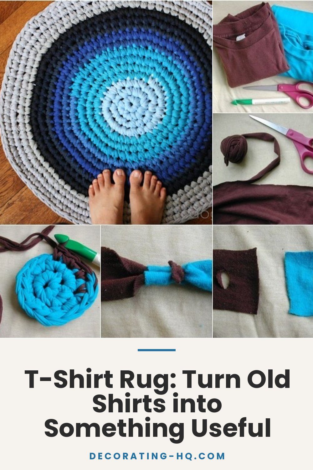 T-Shirt Rug: Turn Old Shirts into Something Useful