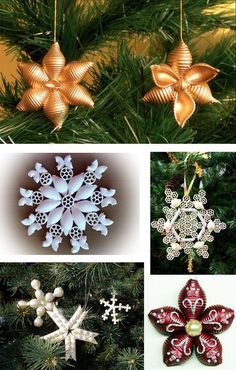 diy christmas decoration with pasta fun holiday crafts 8