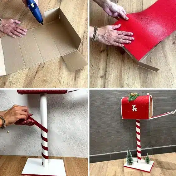 diy christmas mailbox for your home 1