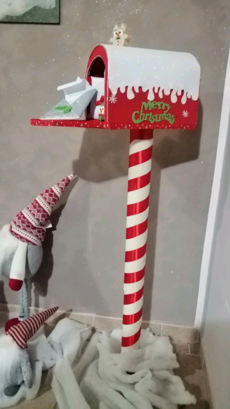 diy christmas mailbox for your home 7