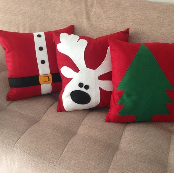 diy christmas pillows ideas 4