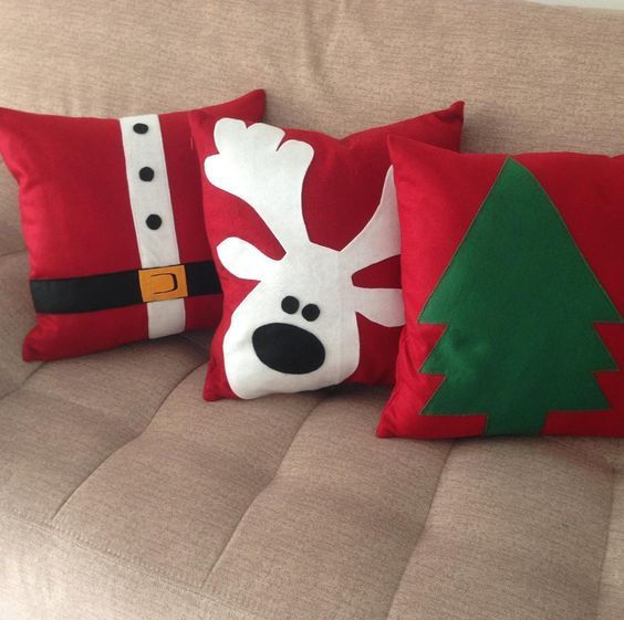 DIY Christmas Pillows Ideas